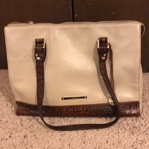 Brahmin tan/brown purse